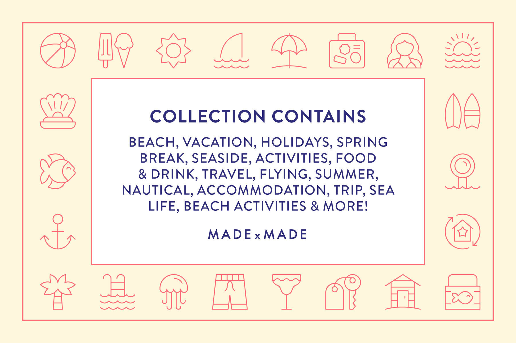 Summer Vacation Icons 2