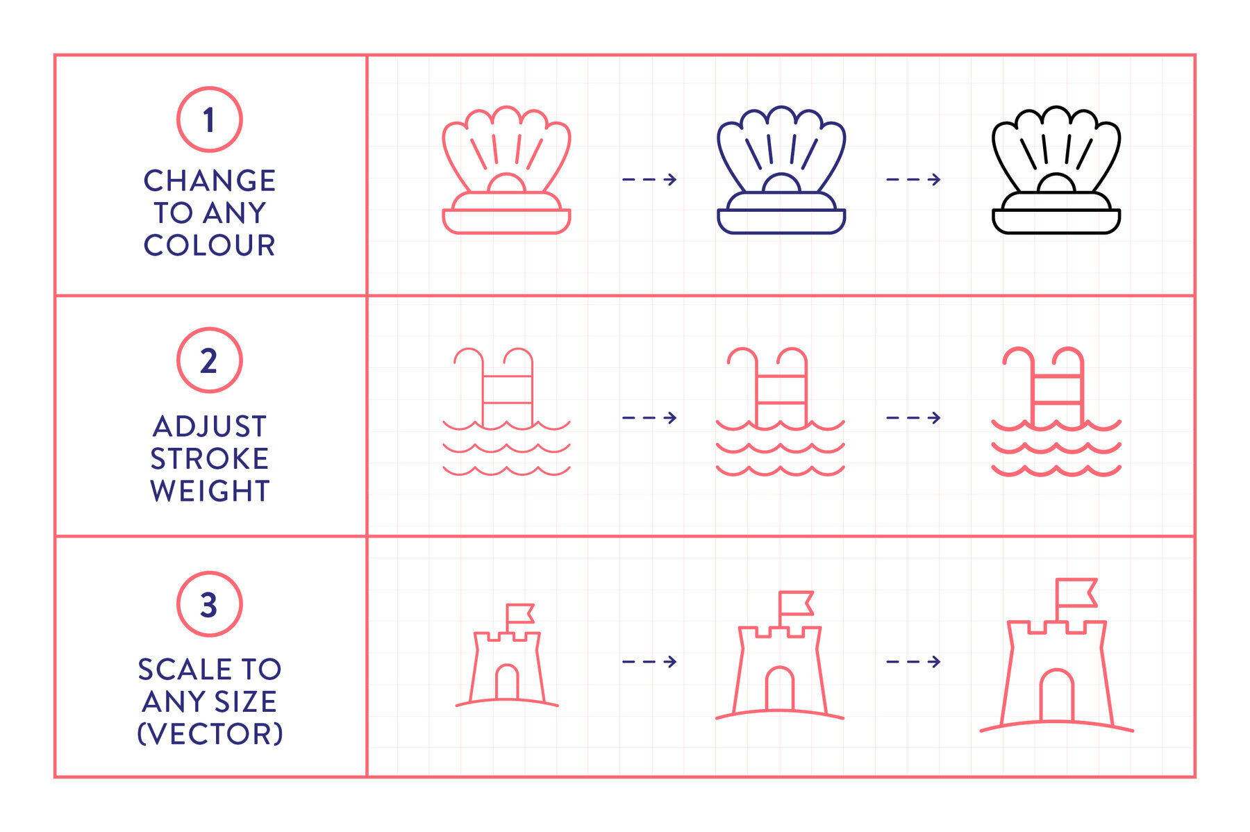 Summer Vacation Icons 3