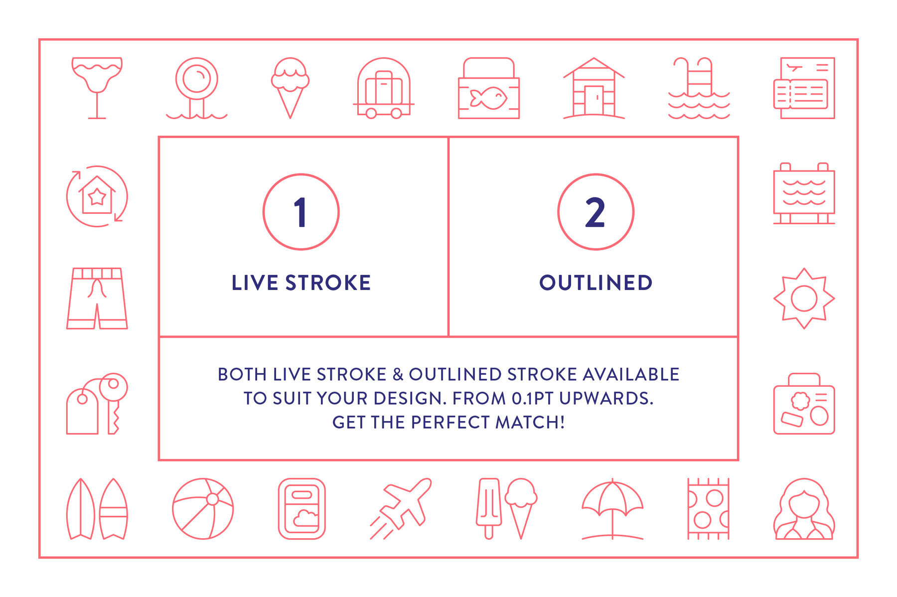 Summer Vacation Icons 4