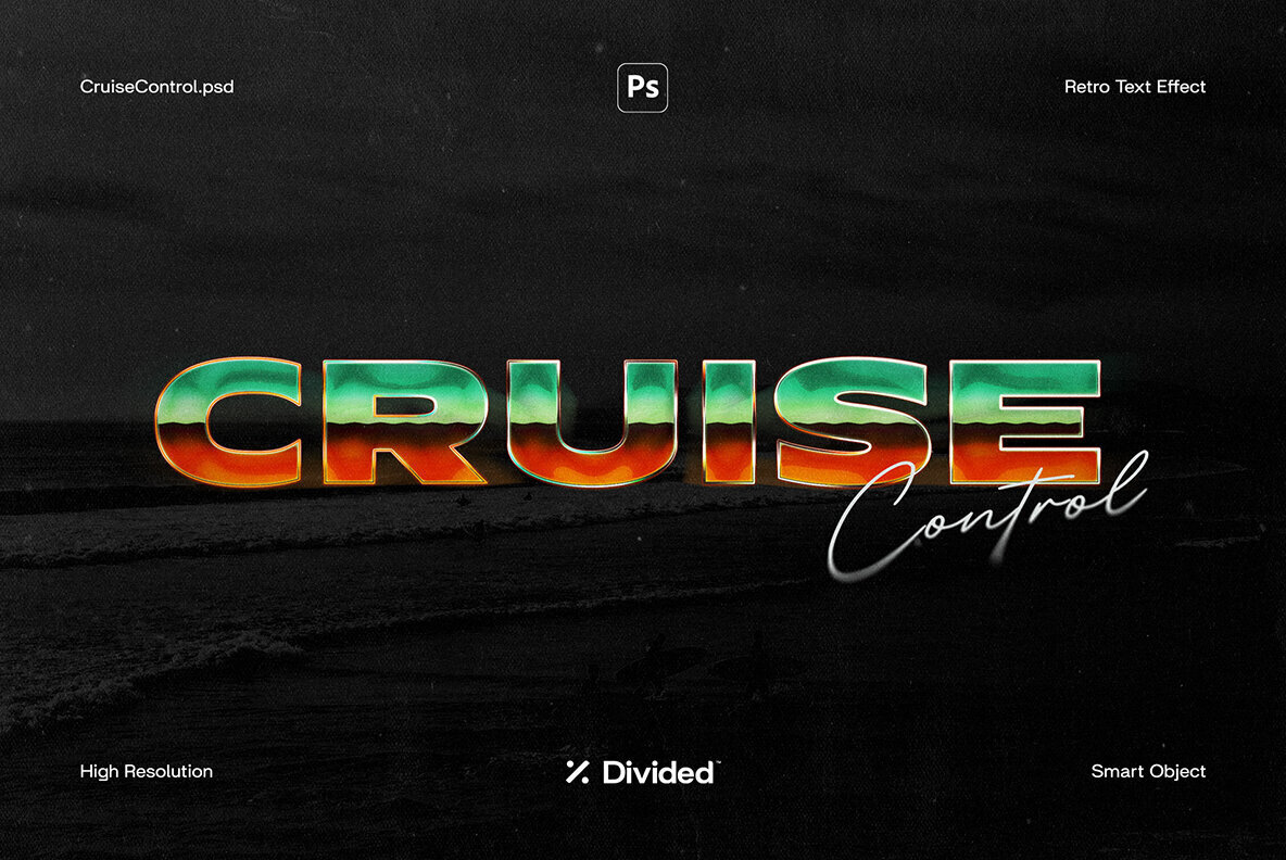 Cruise Control Retro Text Effect 1