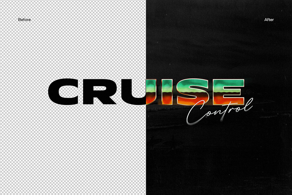 Cruise Control Retro Text Effect 5