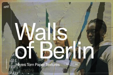 Walls of Berlin   Torn Paper Poster Textures