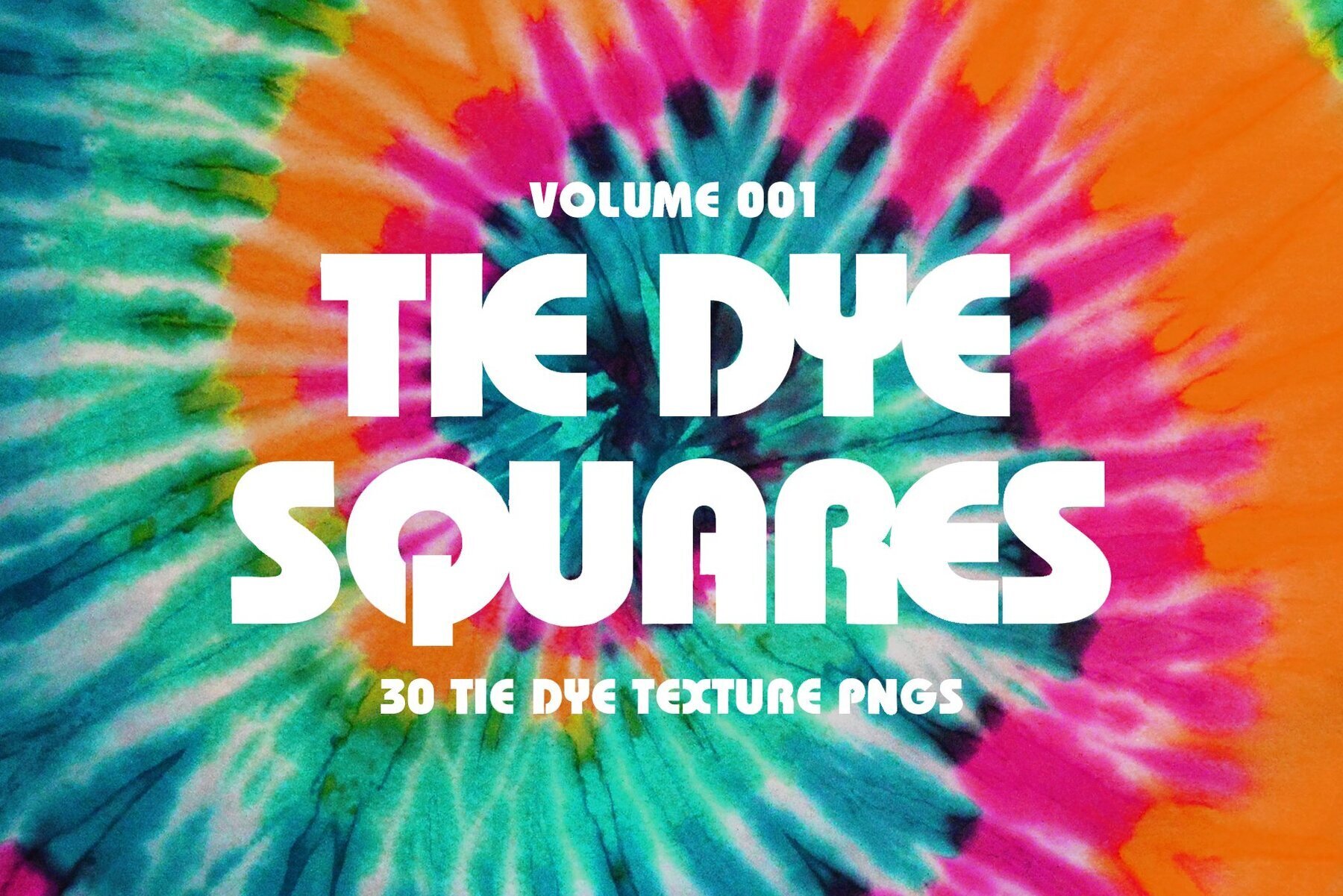 Tie Dye Squares Vol 001 1