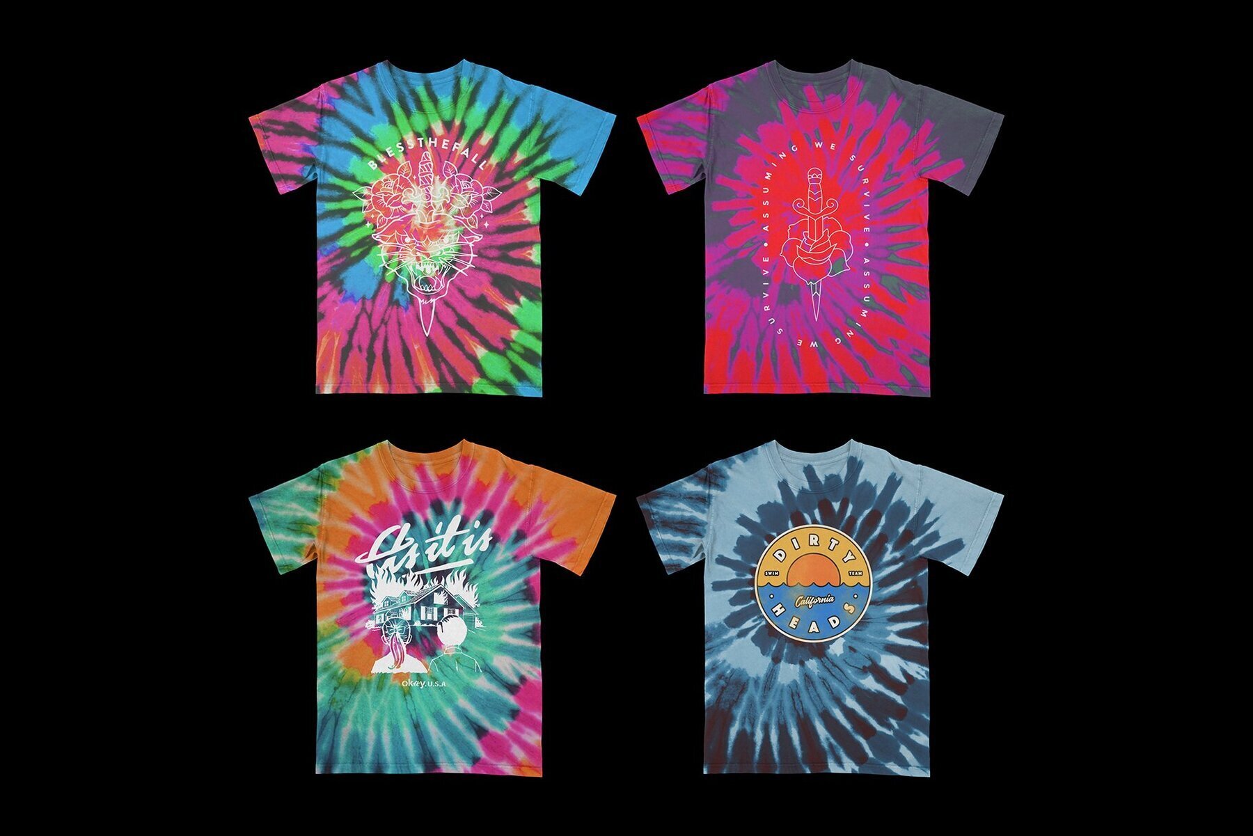 Tie Dye Squares Vol 001 2