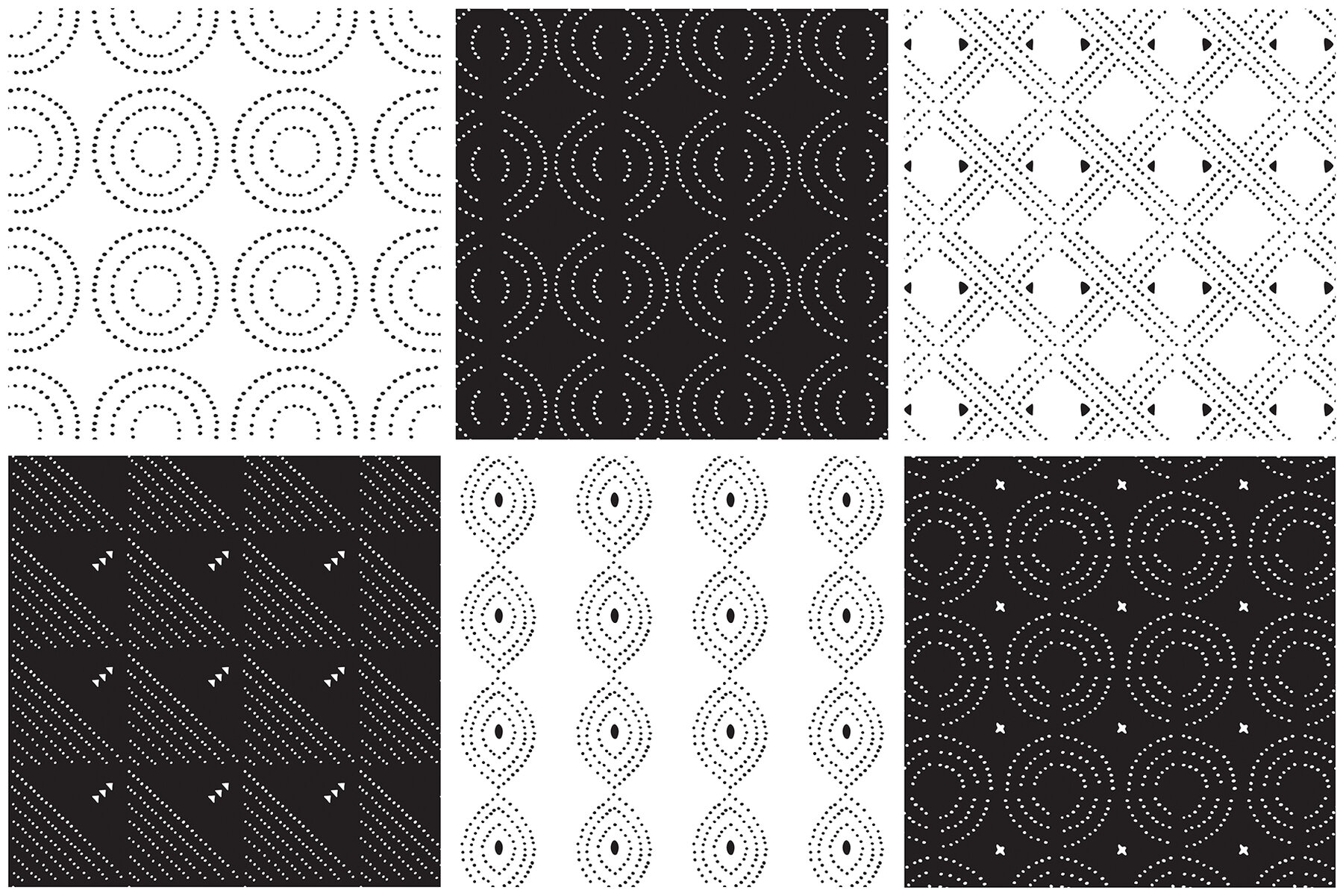 Dotted Vector Patterns   Tiles 10