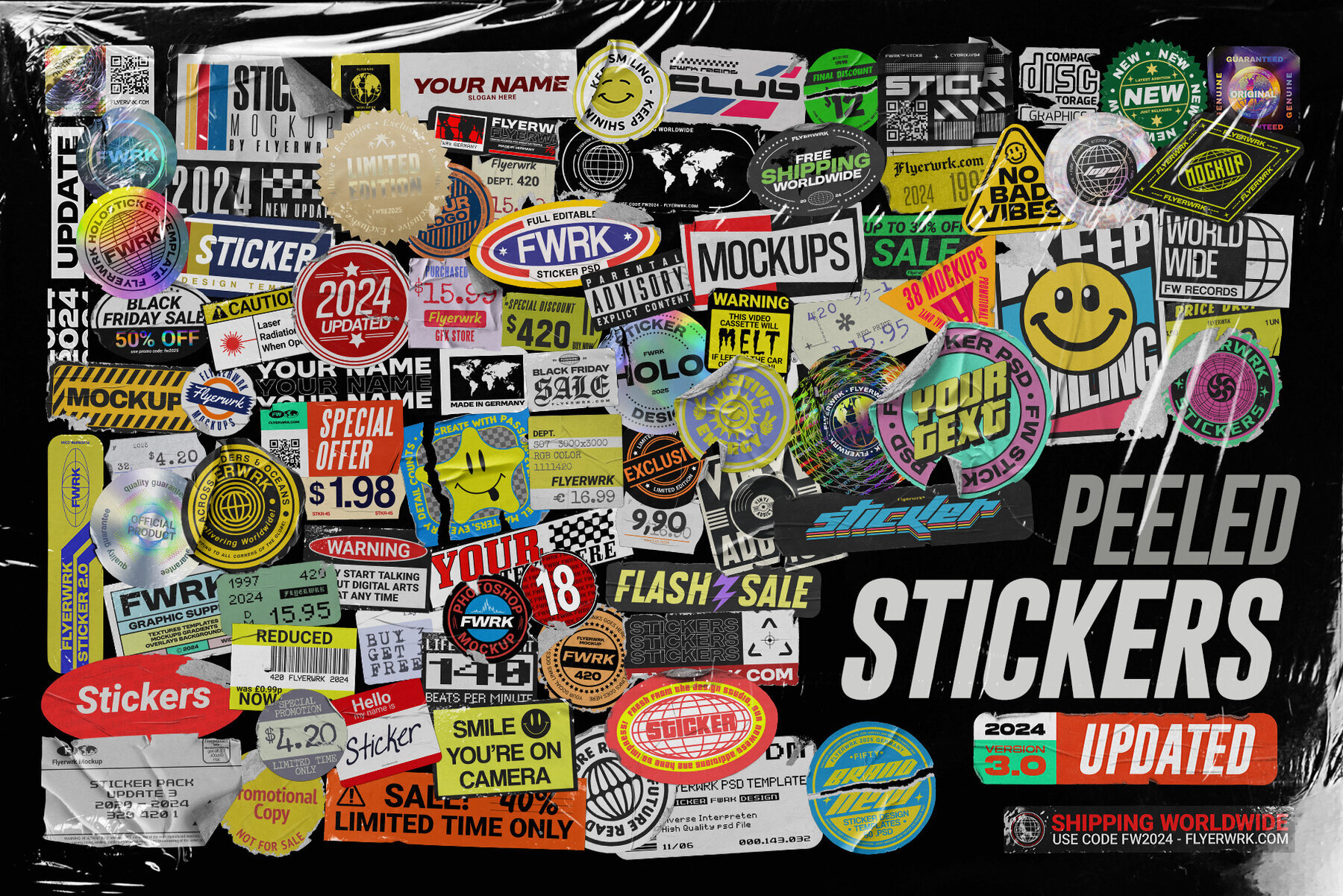Peeled Stickers 1