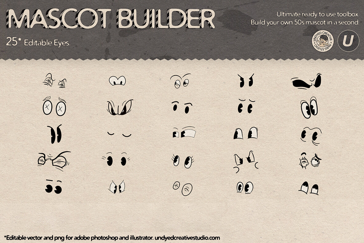 Mascot Builder   Retro Cartoon Character Toolbox 5