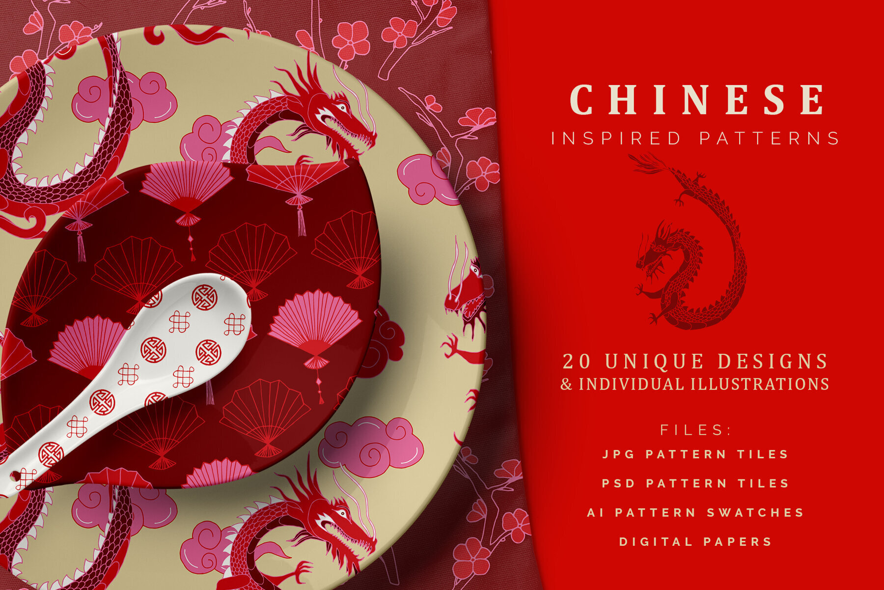 Chinese Seamless Vector Patterns 1