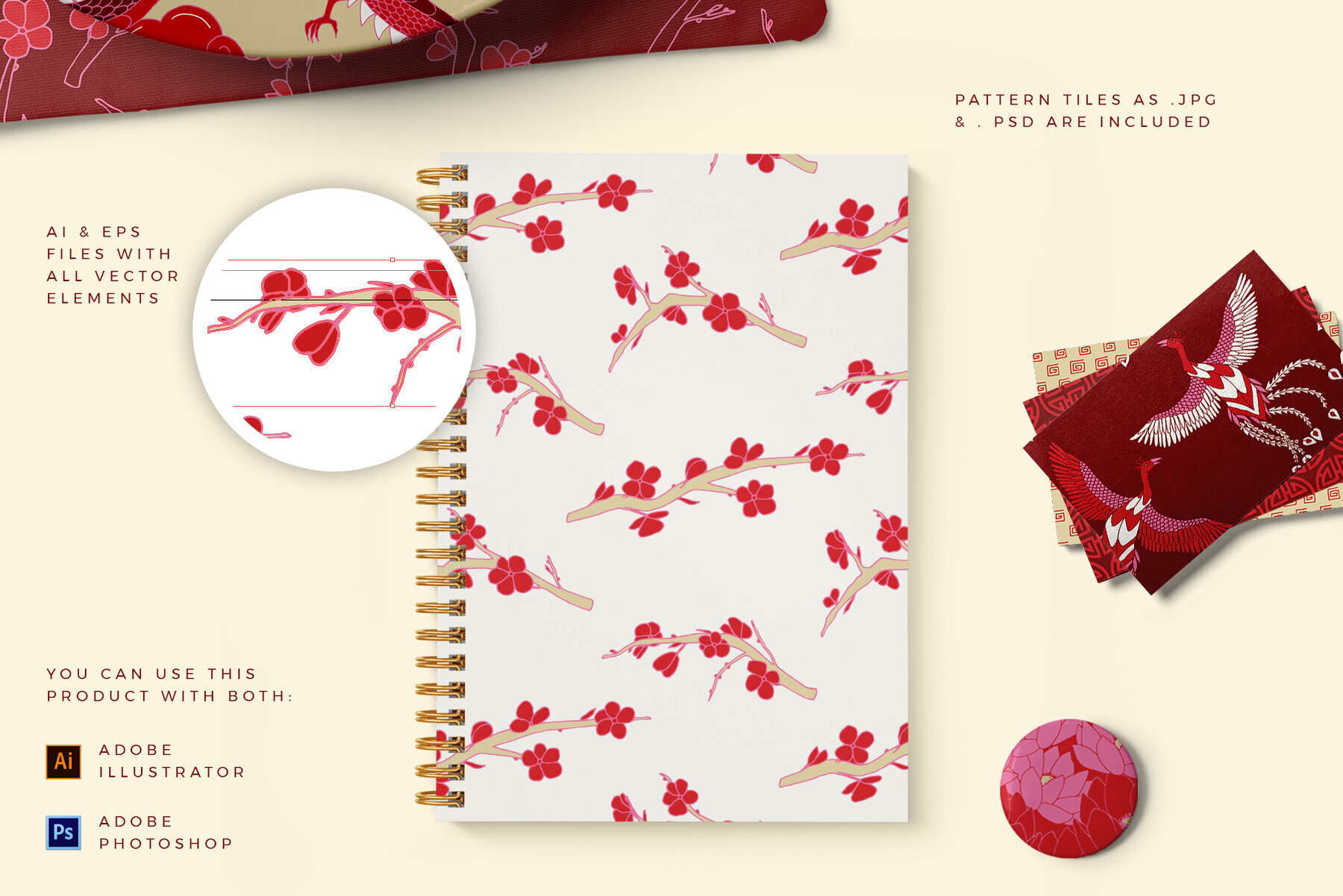 Chinese Seamless Vector Patterns 2