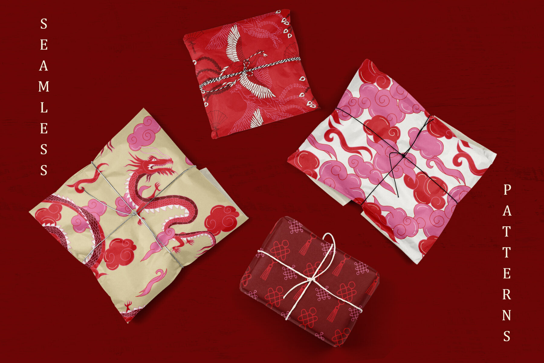 Chinese Seamless Vector Patterns 3