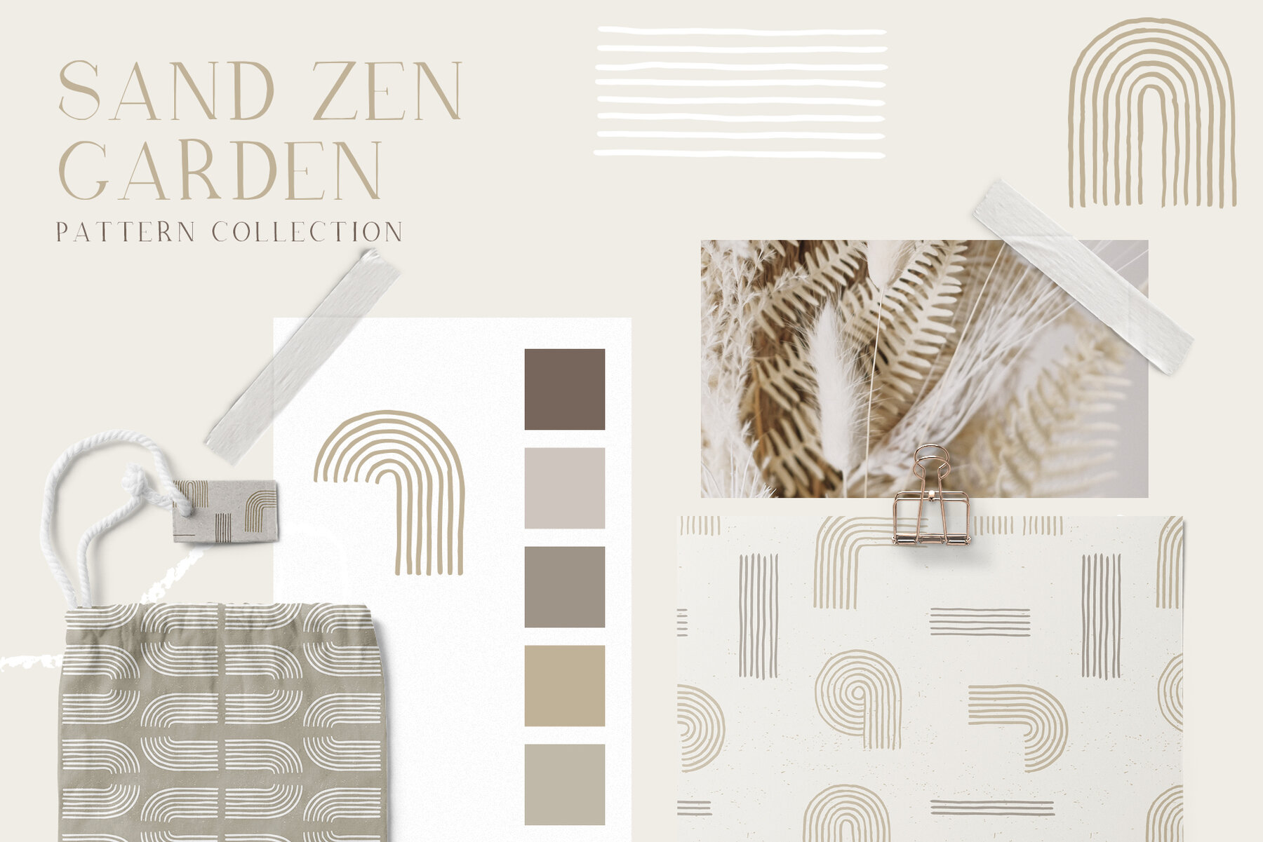 Sand Zen Garden   Seamless Patterns 7