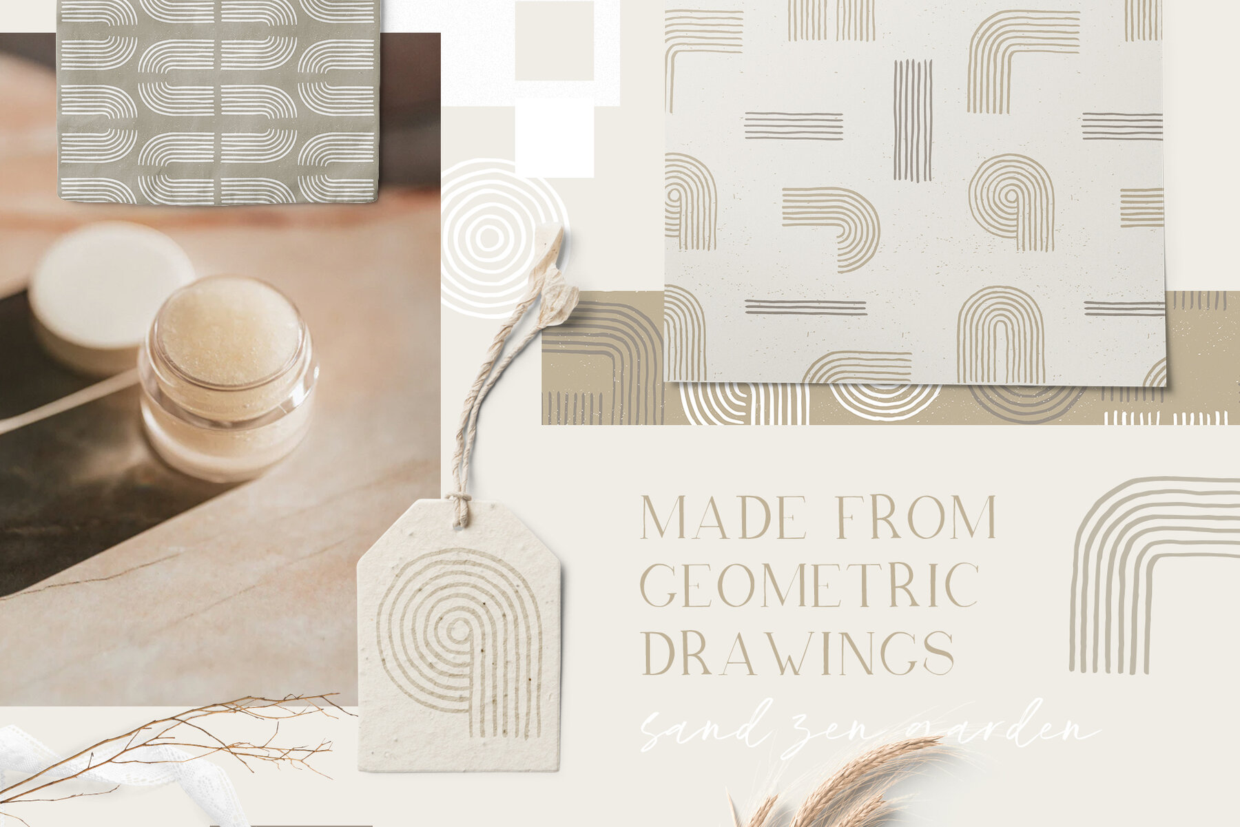 Sand Zen Garden   Seamless Patterns 8