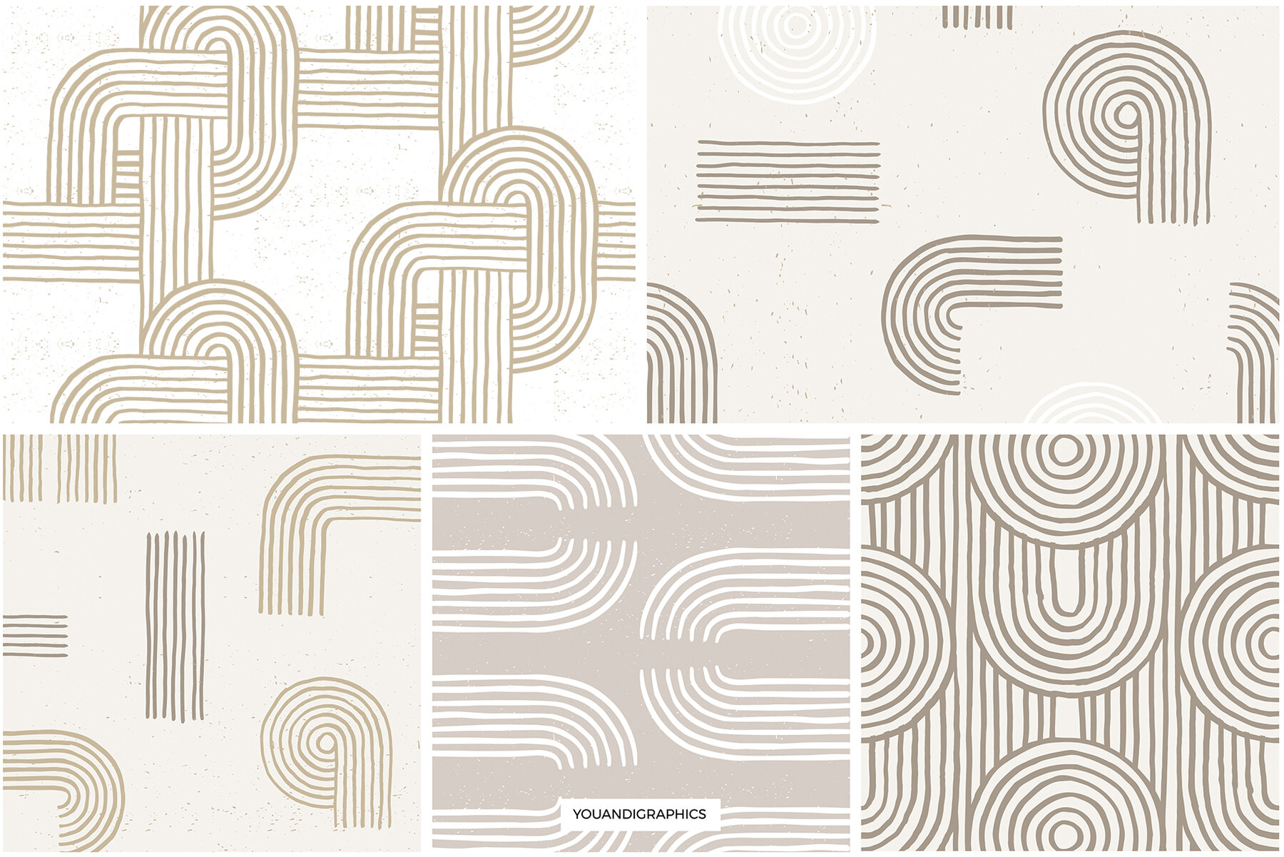Sand Zen Garden   Seamless Patterns 11