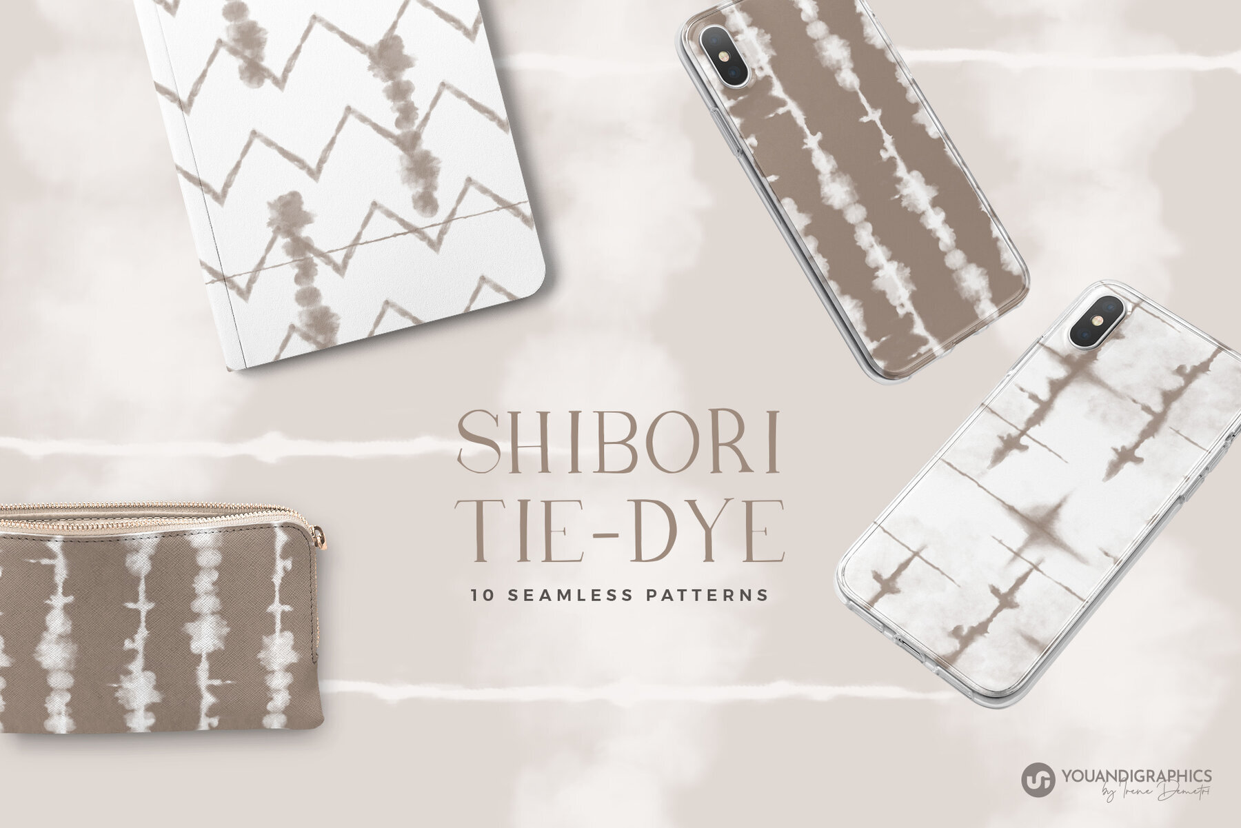 Tie Dye Seamless Patterns   Shibori 4