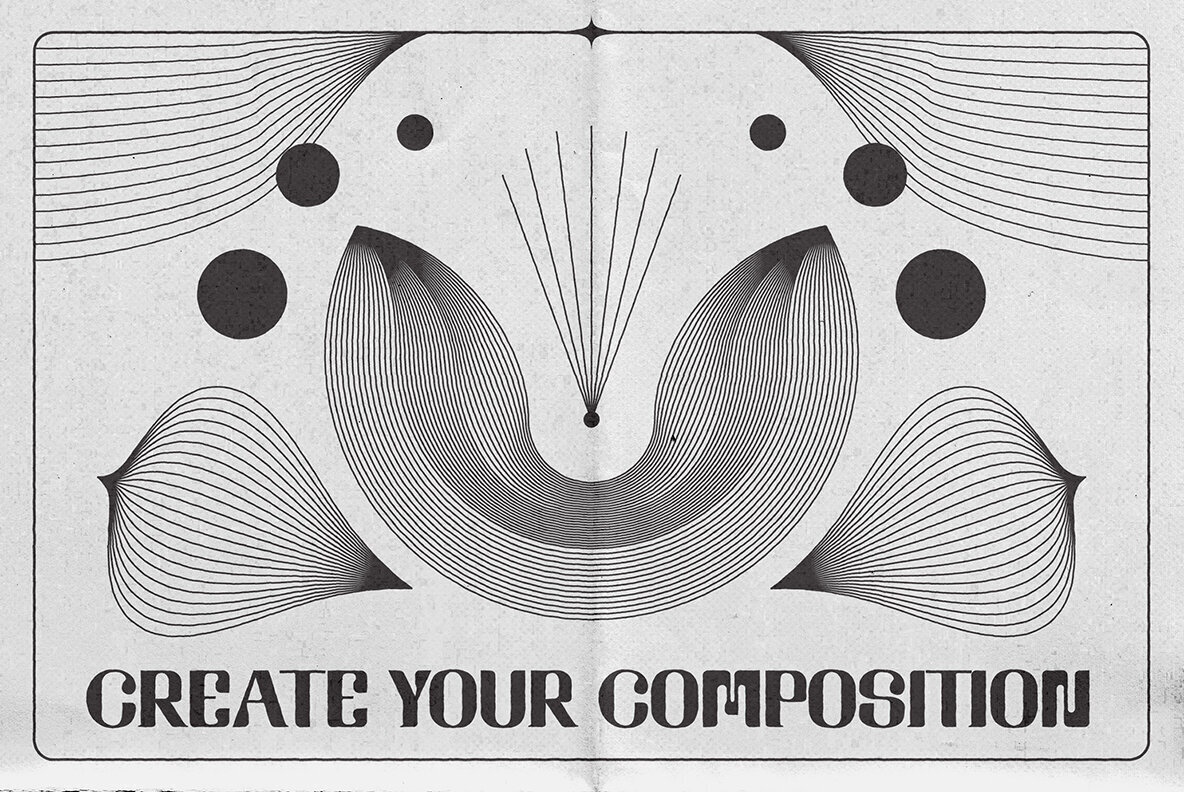 Abstract Boho Linear Vector Shapes 2