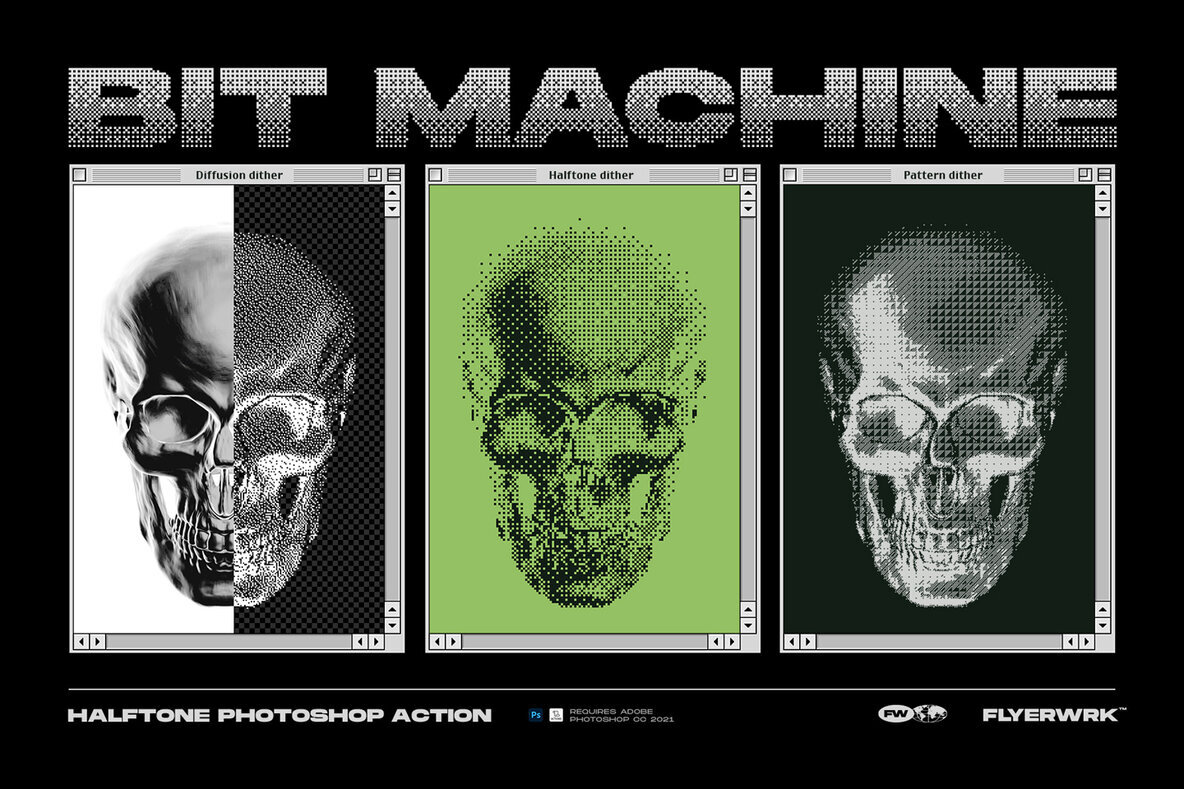 Bitmachine    Halftone Action 1