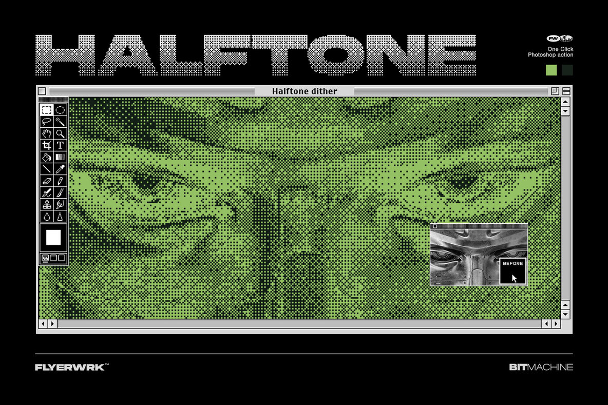 Bitmachine    Halftone Action 5