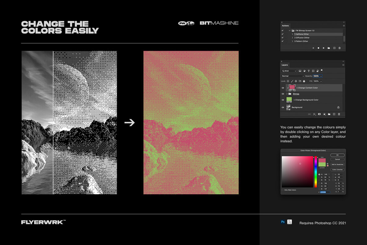 Bitmachine    Halftone Action 8