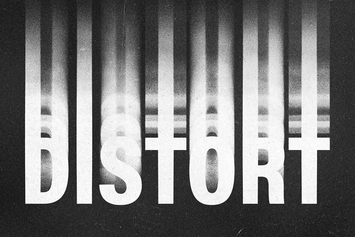 Xerox Stretch Text Effect 3