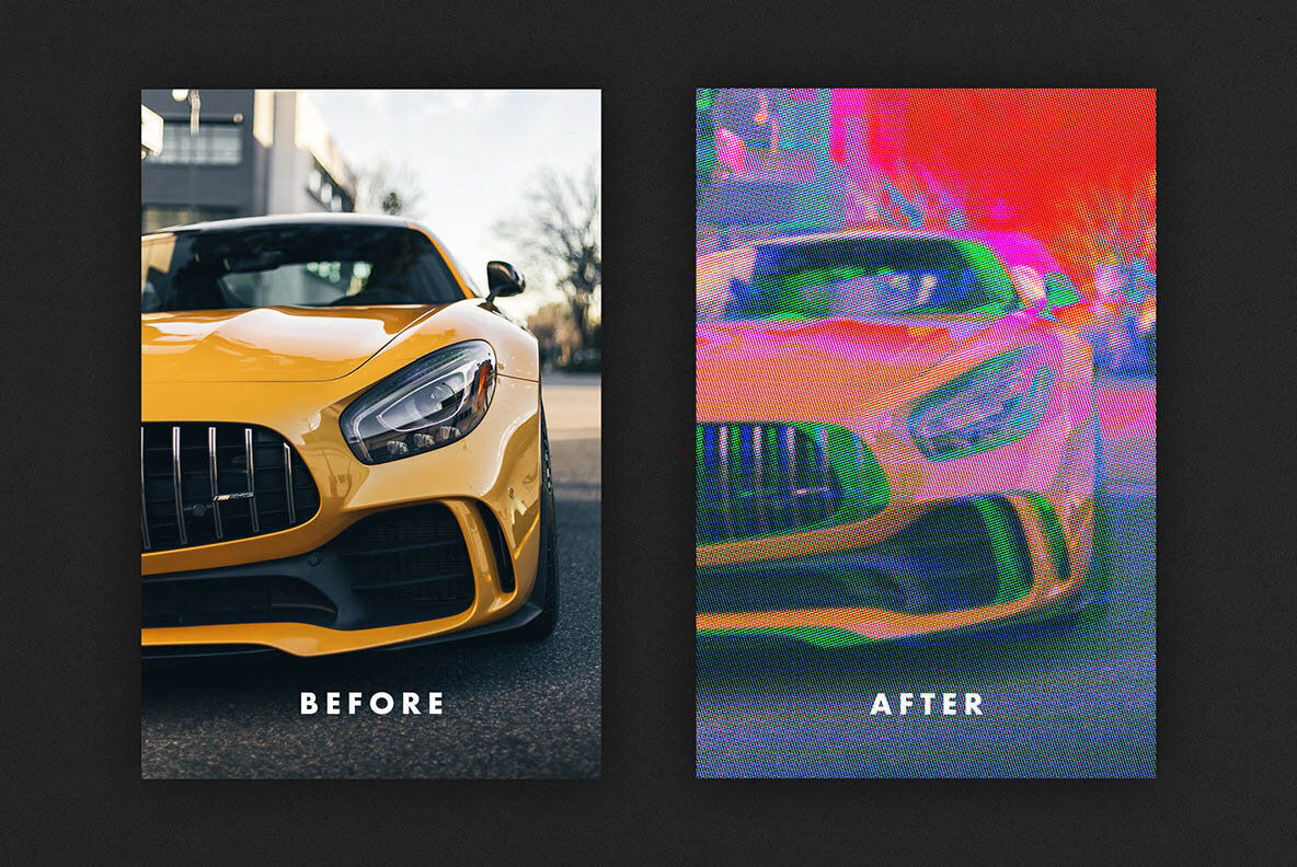 Toxic Halftone Effect 3