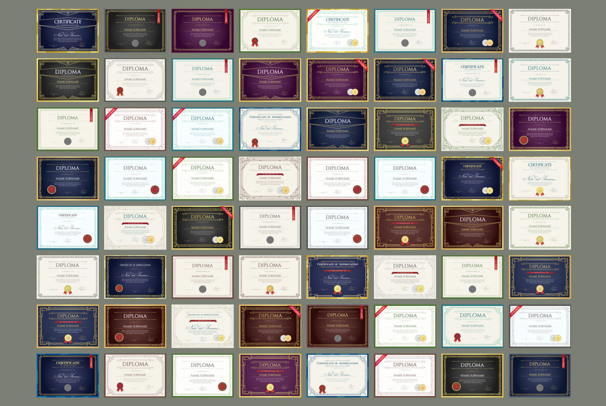 55 Diploma   Certificate Templates 4