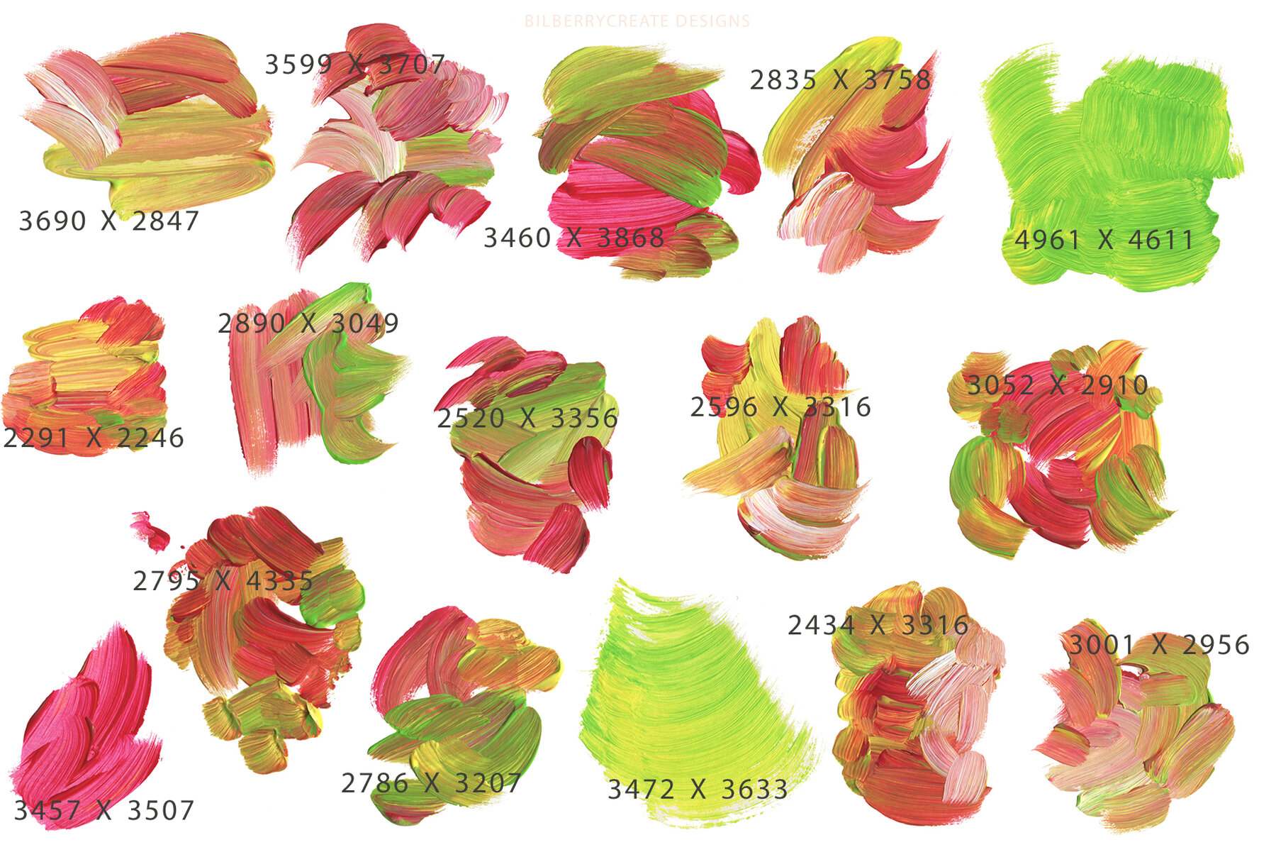 Trendy Lime Abstract Background 14