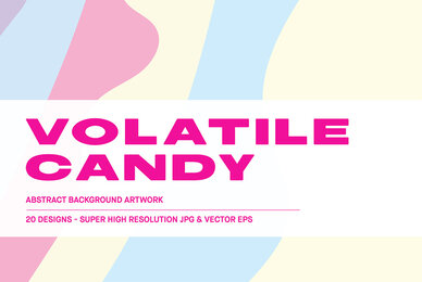 Volatile Candy   Abstract Background Artwork