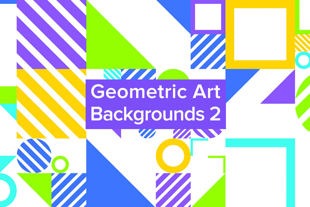 Geometric Art Backgrounds 2 1