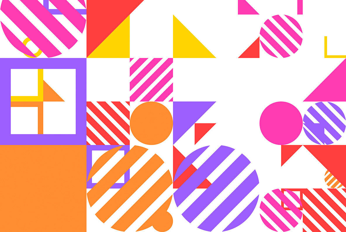 Geometric Art Backgrounds 2 2