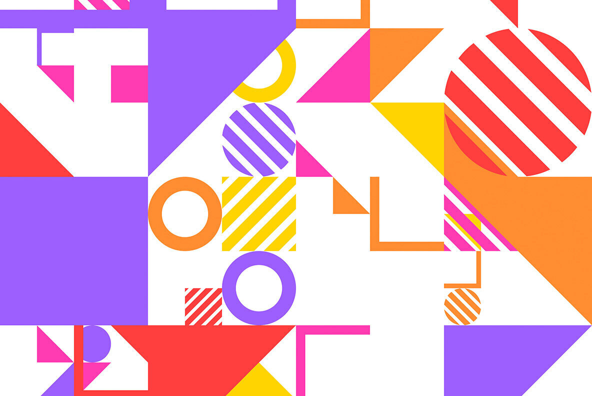 Geometric Art Backgrounds 2 4