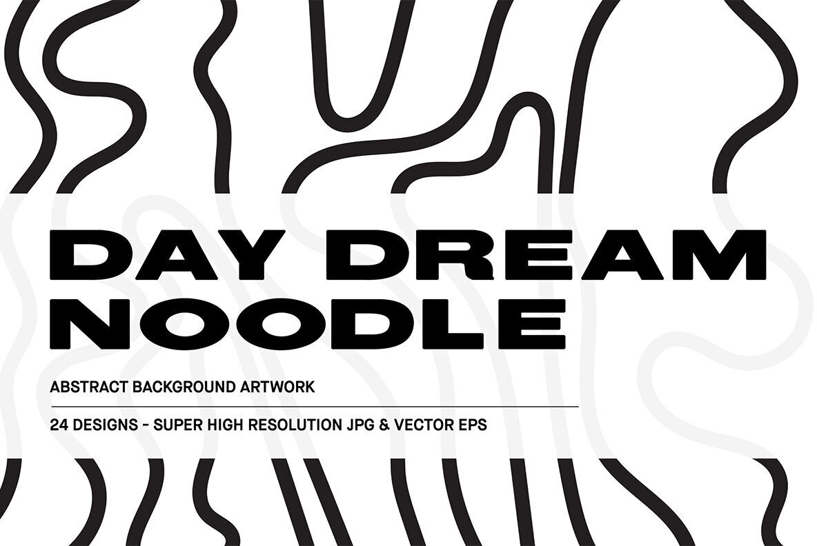 Day Dream Noodle   Abstract Vector Backgrounds 1