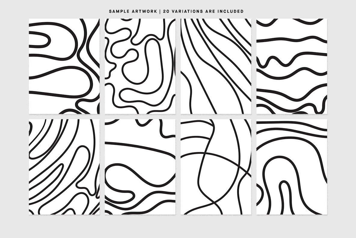 Day Dream Noodle   Abstract Vector Backgrounds 4