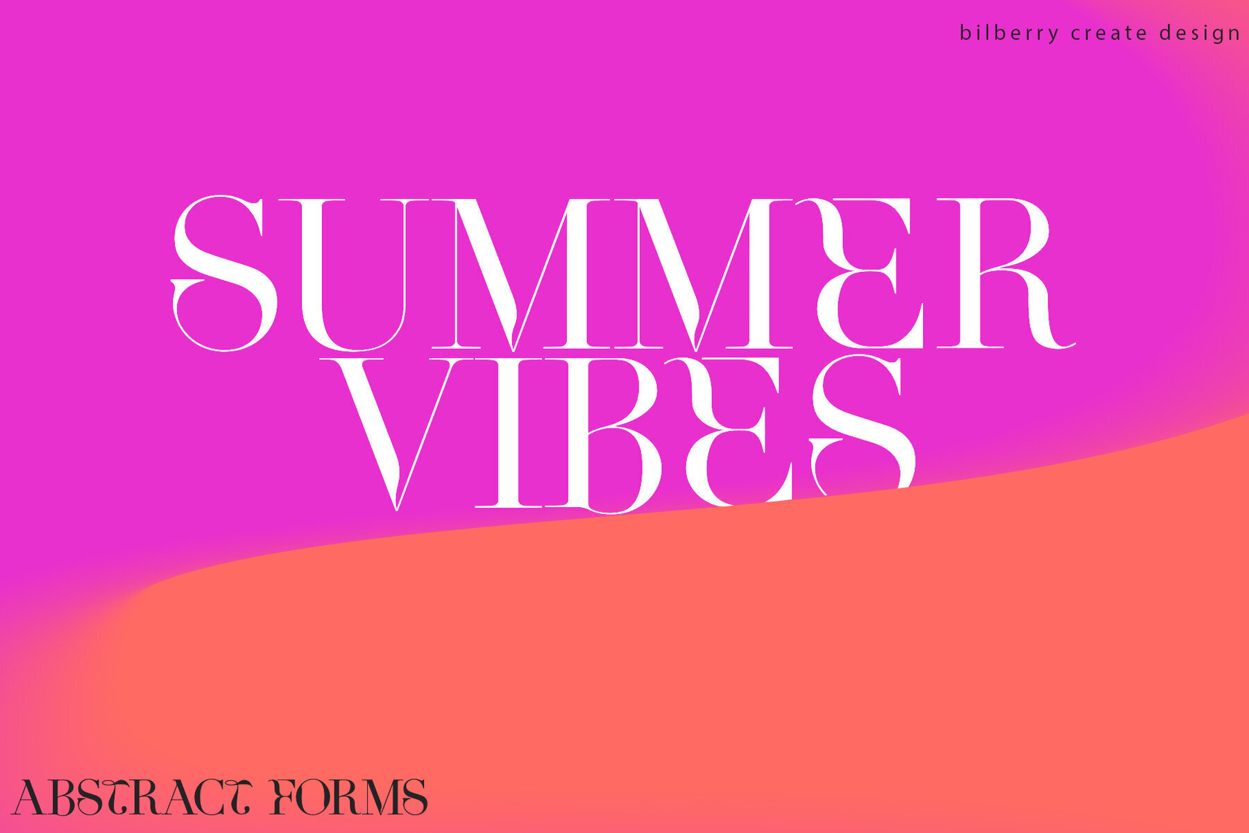 Abstract Forms 3D Gradient Shapes 2