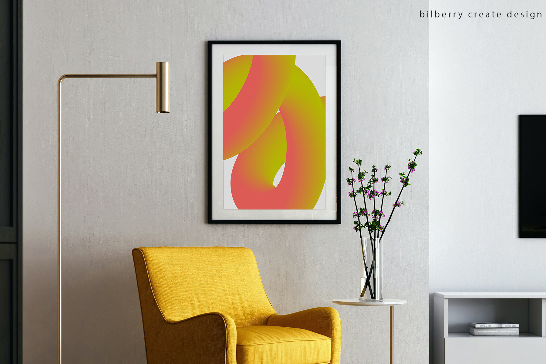 Abstract Forms 3D Gradient Shapes 5