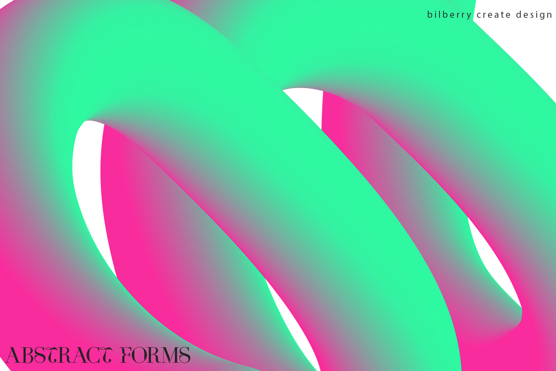 Abstract Forms 3D Gradient Shapes 11