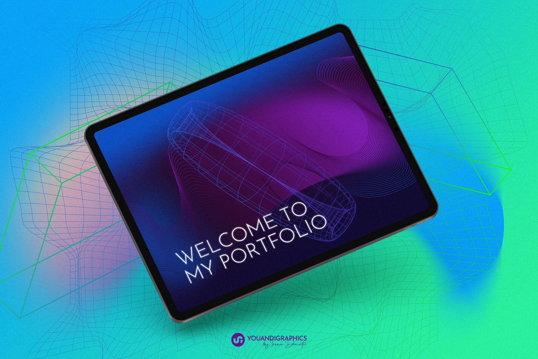 Cyber Futuristic Grainy Backgrounds 7