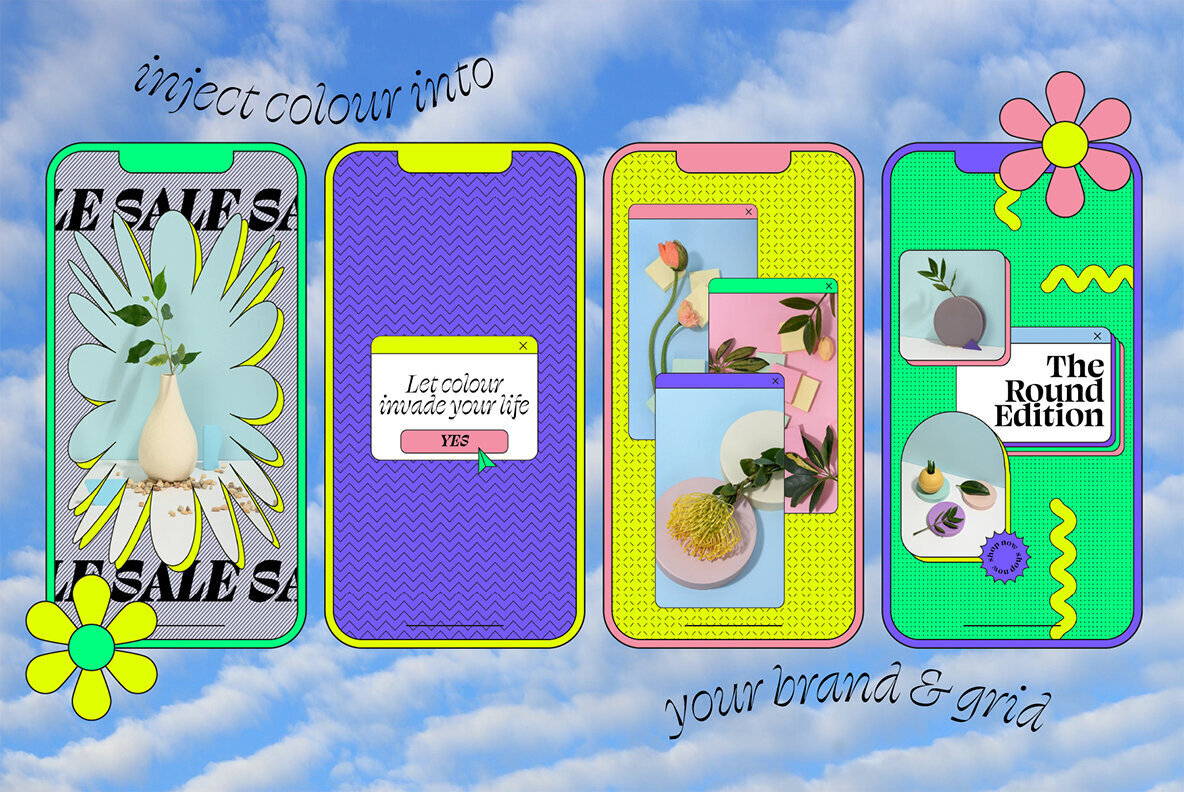 Neo Geo Instagram Templates 3