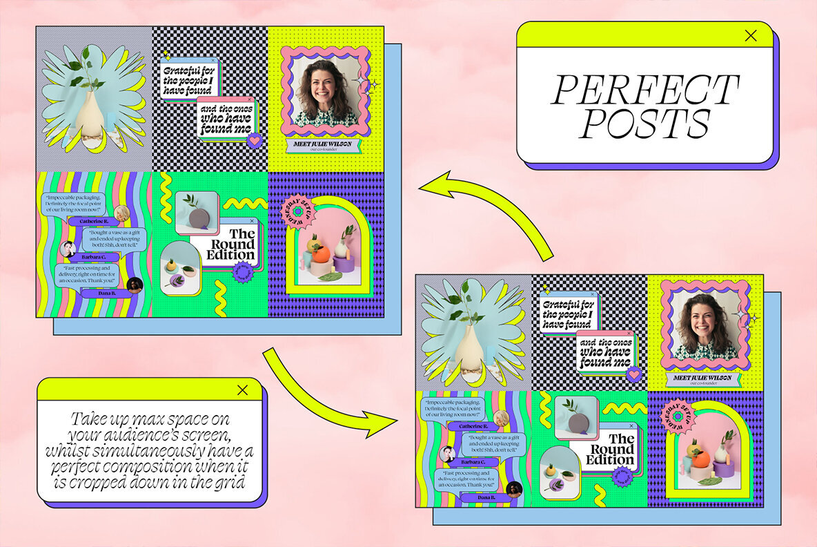 Neo Geo Instagram Templates 4