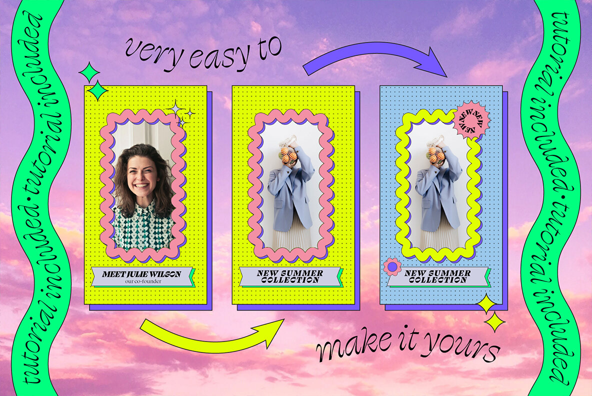 Neo Geo Instagram Templates 6