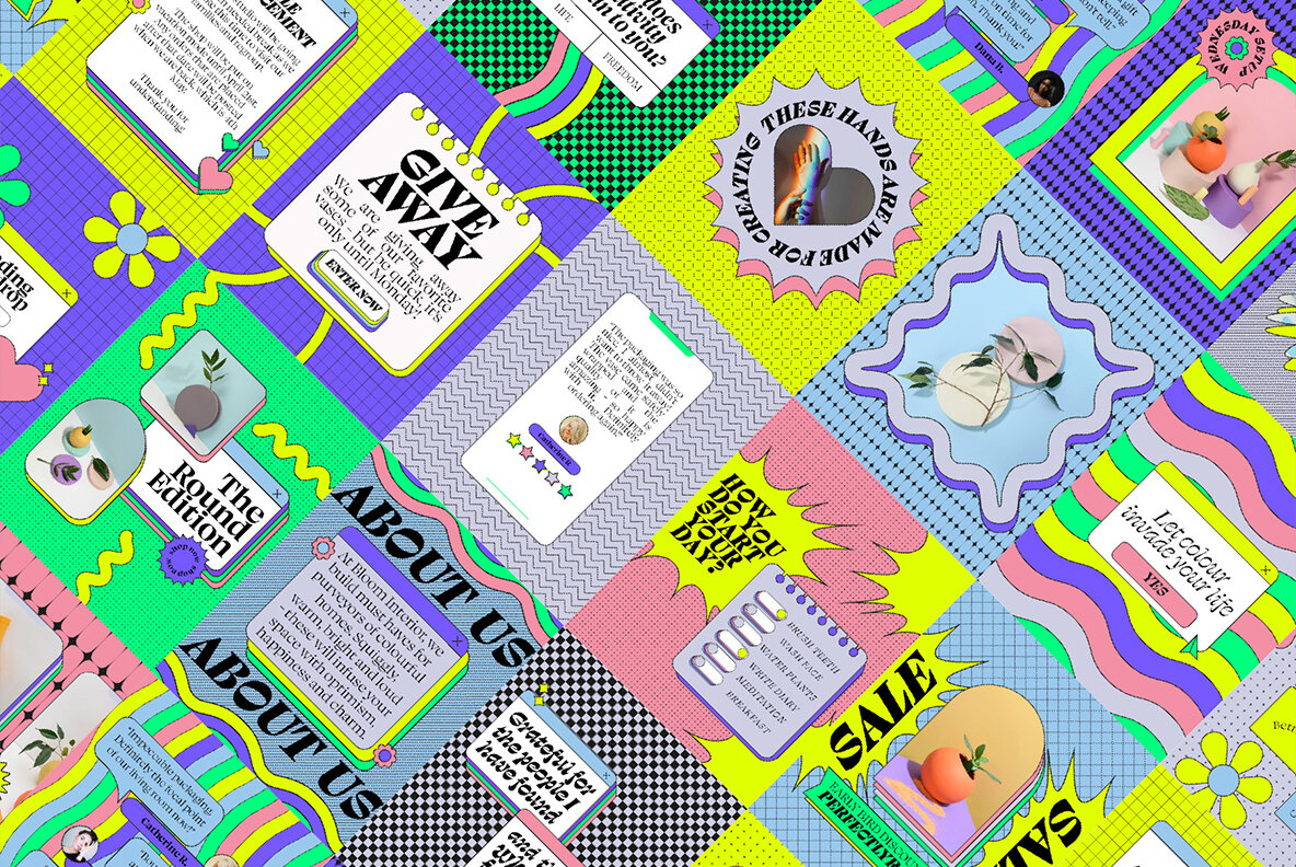 Neo Geo Instagram Templates 8