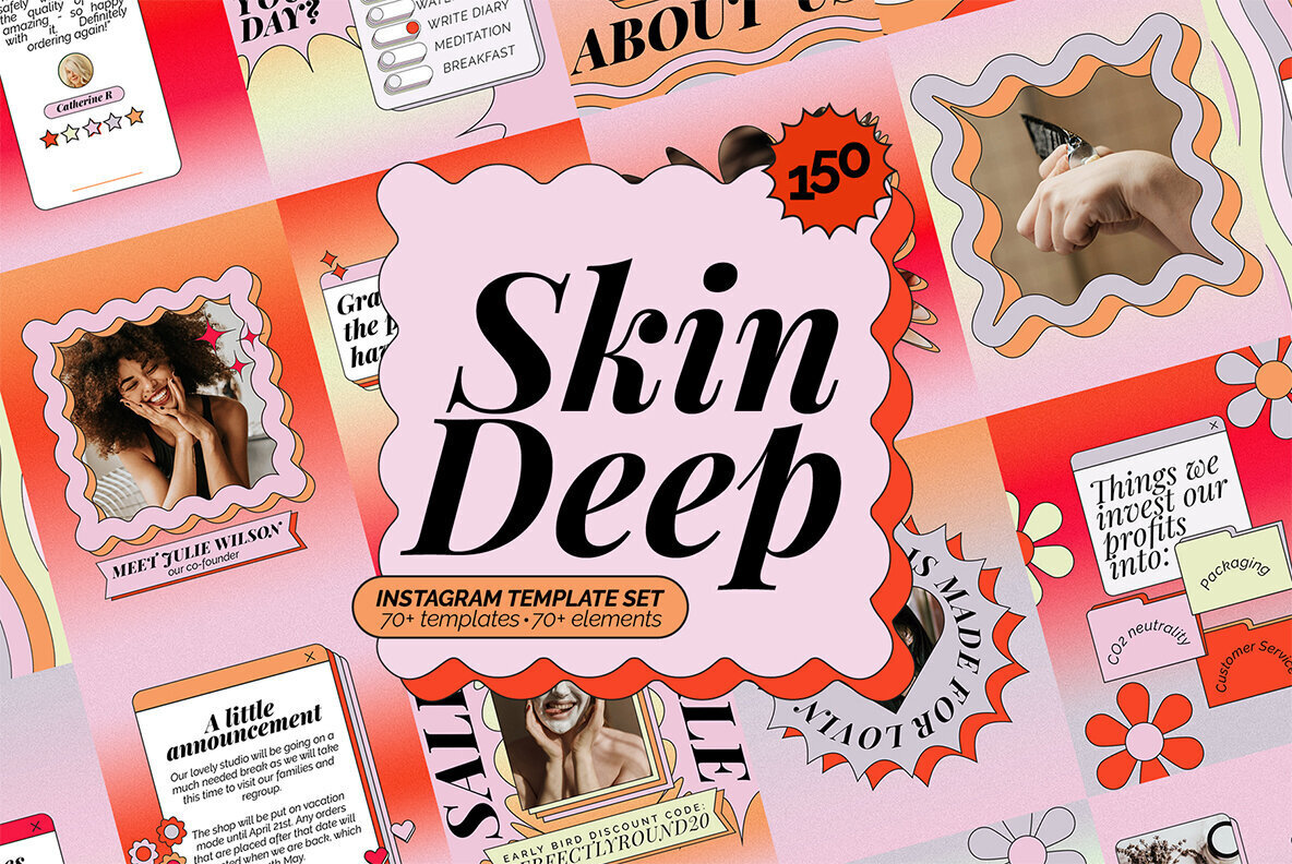 Skin Deep Instagram Templates 1