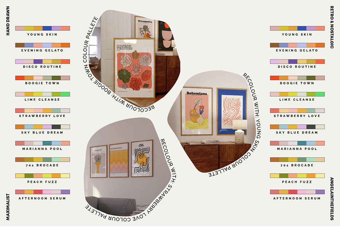 Sketchy Spring Floral Vector Clipart 9