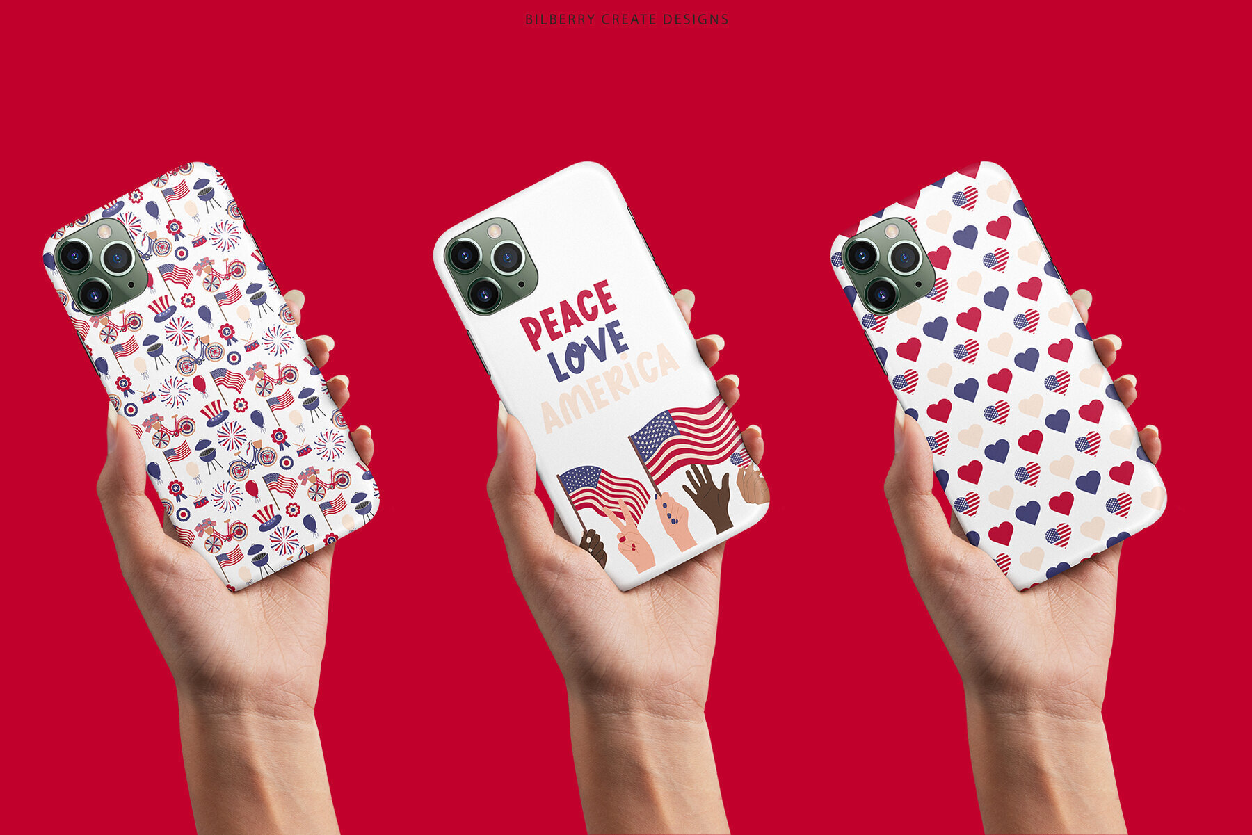 Happy 4th July  Independence Day Set 3