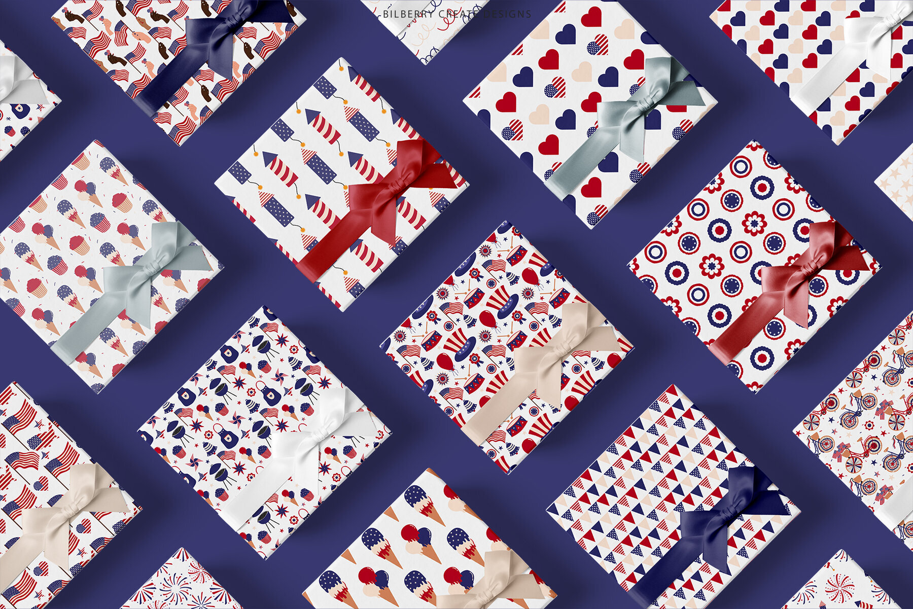 Happy 4th July  Independence Day Set 4