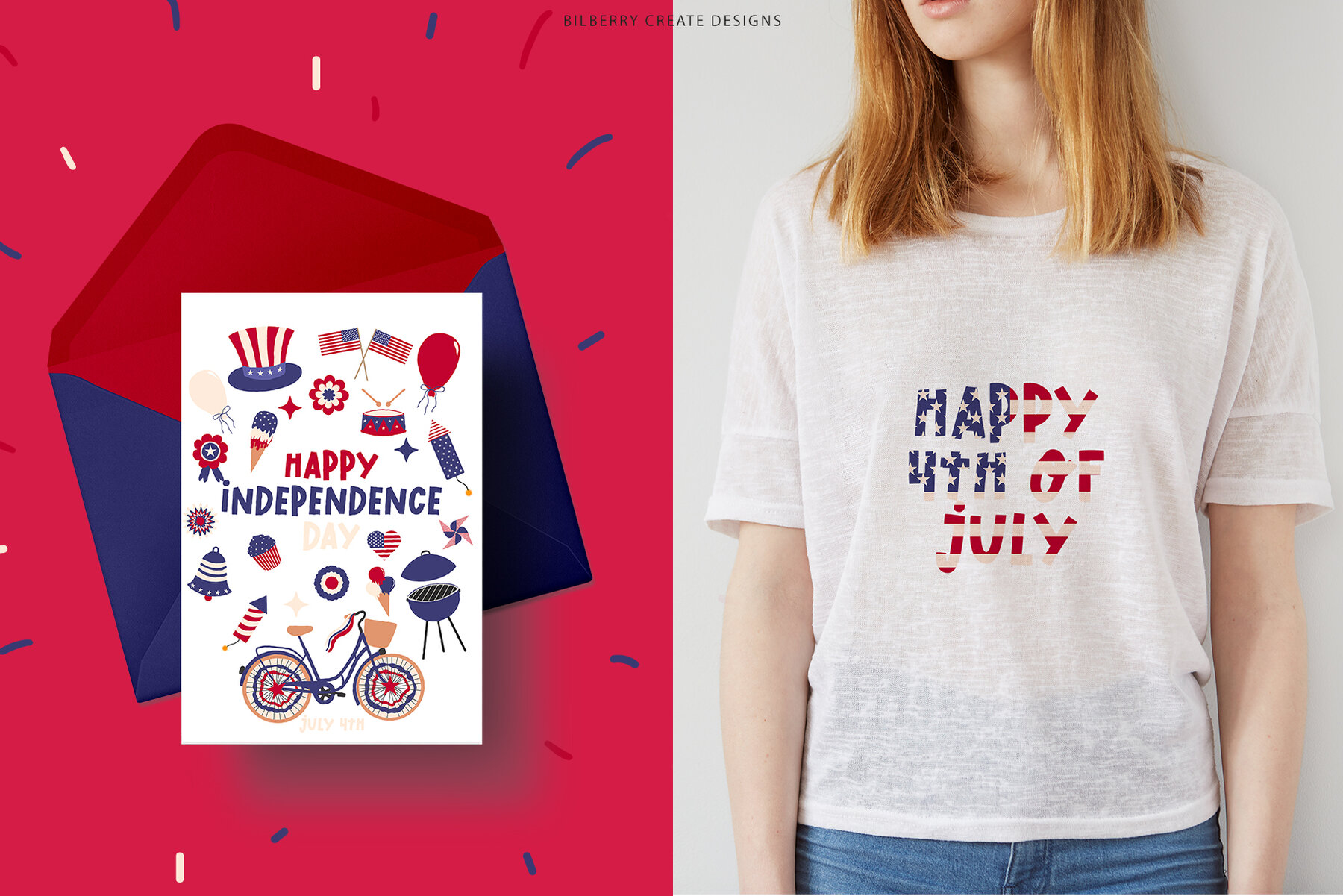 Happy 4th July  Independence Day Set 6