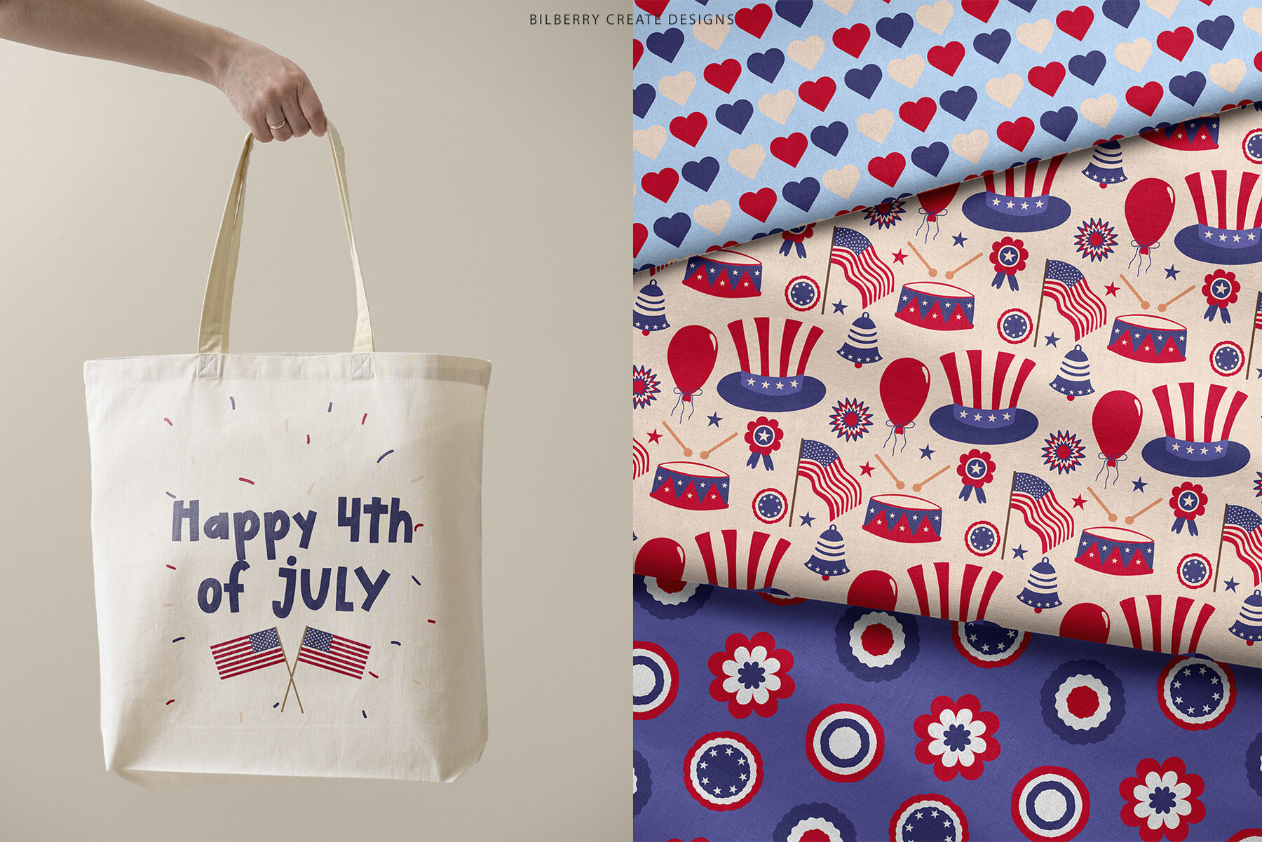 Happy 4th July  Independence Day Set 7