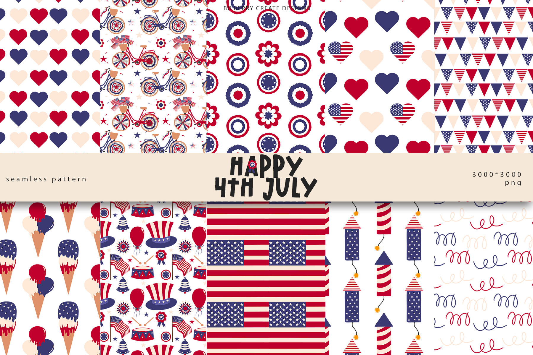 Happy 4th July  Independence Day Set 11
