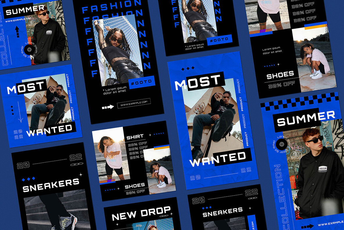 Black Hypebeast Fashion Instagram Pack 3