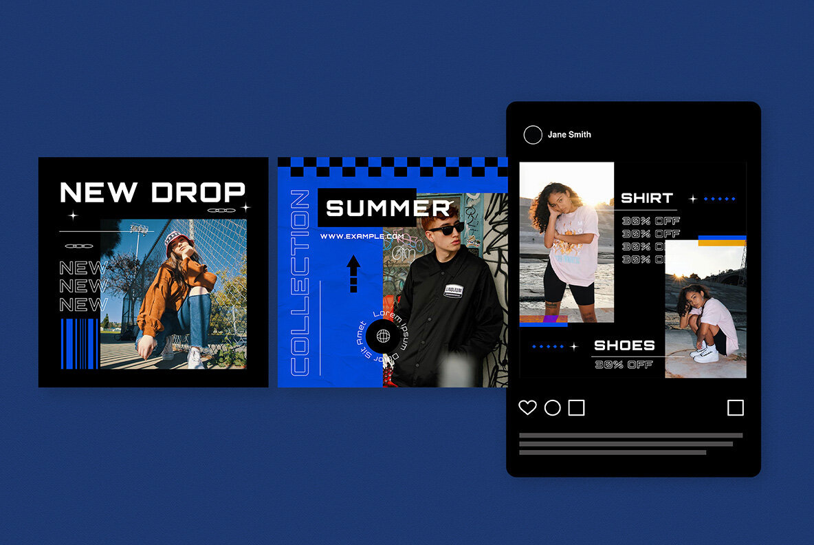 Black Hypebeast Fashion Instagram Pack 4