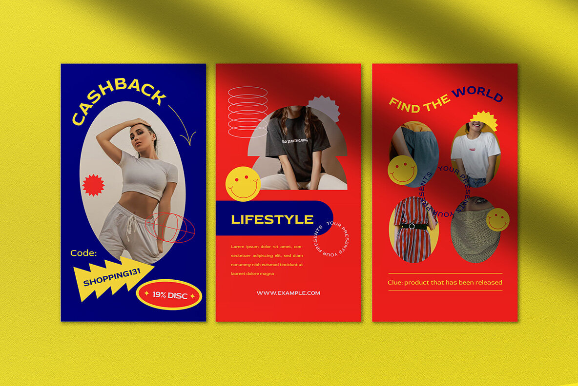 Red Pop Culture Fashion Instagram Pack 5